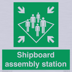Shipboard assembly station